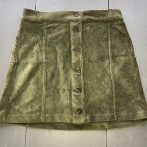 Soft green skirt